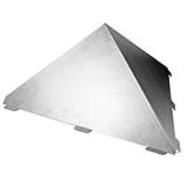 M&G Duravent M&G DuraVent 115002 4 x 6.6 in. Snow Splitter for Metal Roofs - Galvanized 115002 - main